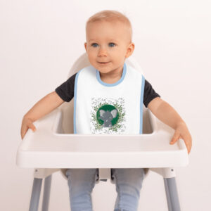 Embroidered Baby Bib
